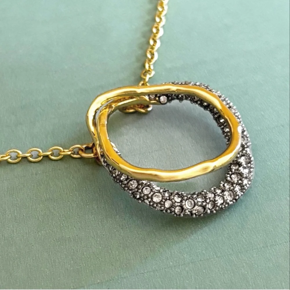 ALEXIS BITTAR • Solanales Gold Crystal Orbit Necklace - Picture 11 of 11